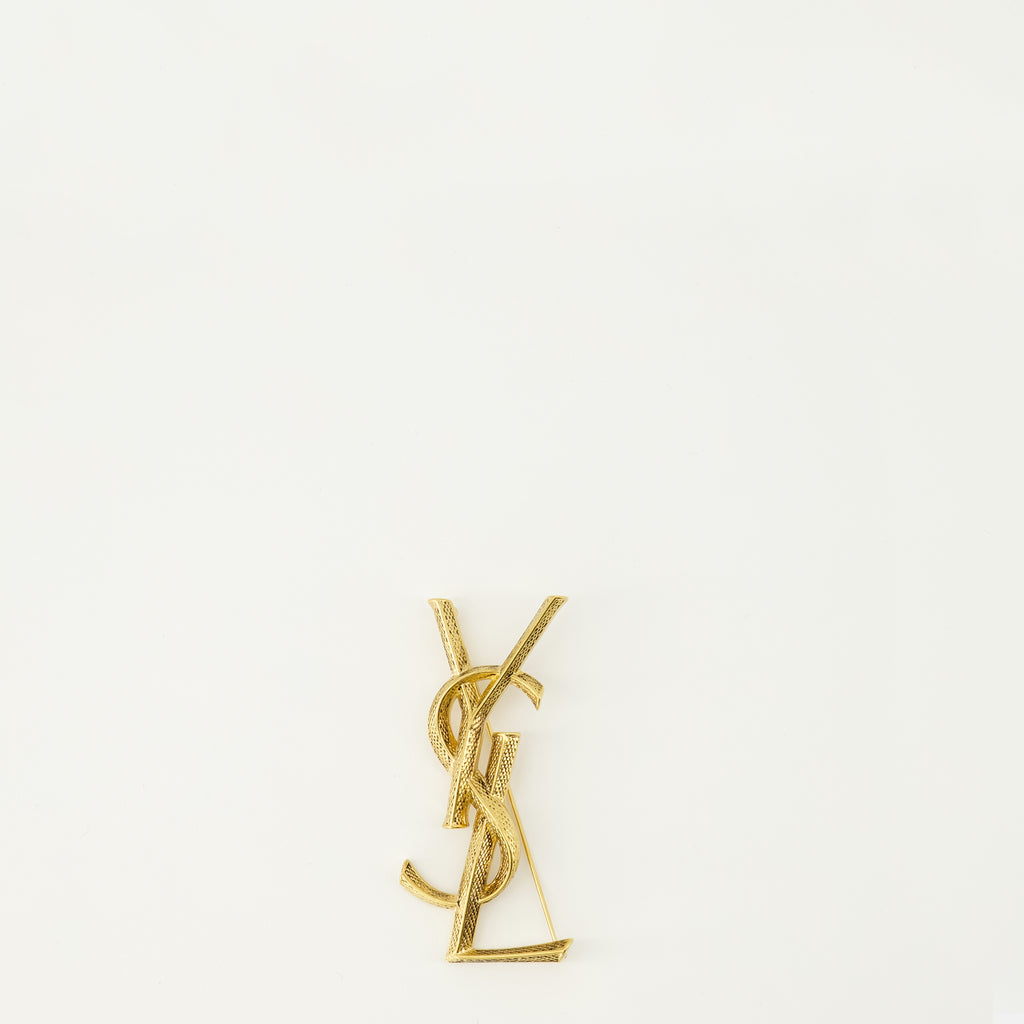 Imagem do artigo broche Cassandre serpente da marca Saint Laurent para Mulheres - Temporada Outono-Inverno 2025 - Vista Frontal