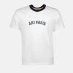 T-shirts T-shirt Ami Paris Ami PARIS Blanc Unisexe