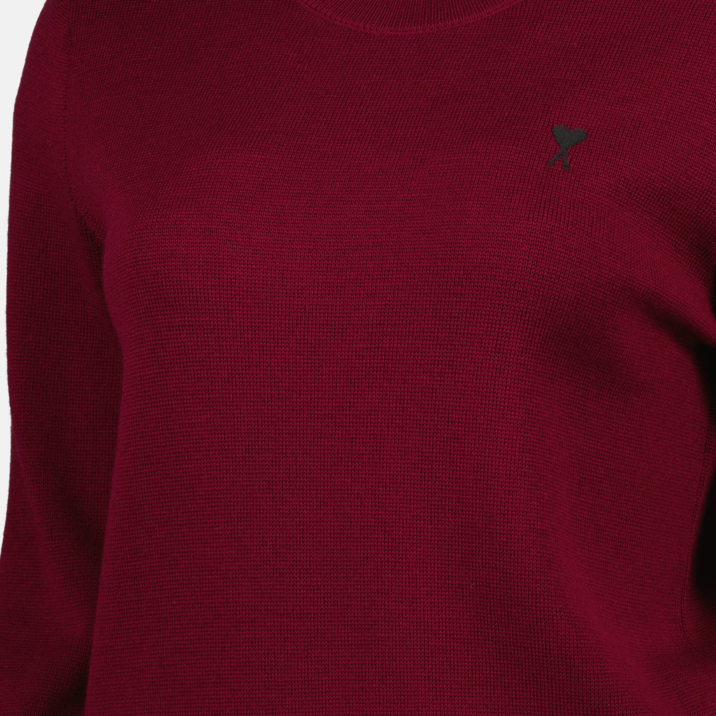 Image de l'article Pull Ami de coeur de la marque Ami PARIS pour Femme - Saison Automne-Hiver 2025 - Vue détaillée_6