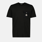 T-shirts Logo Pocket T-Shirt Moncler Black Homme