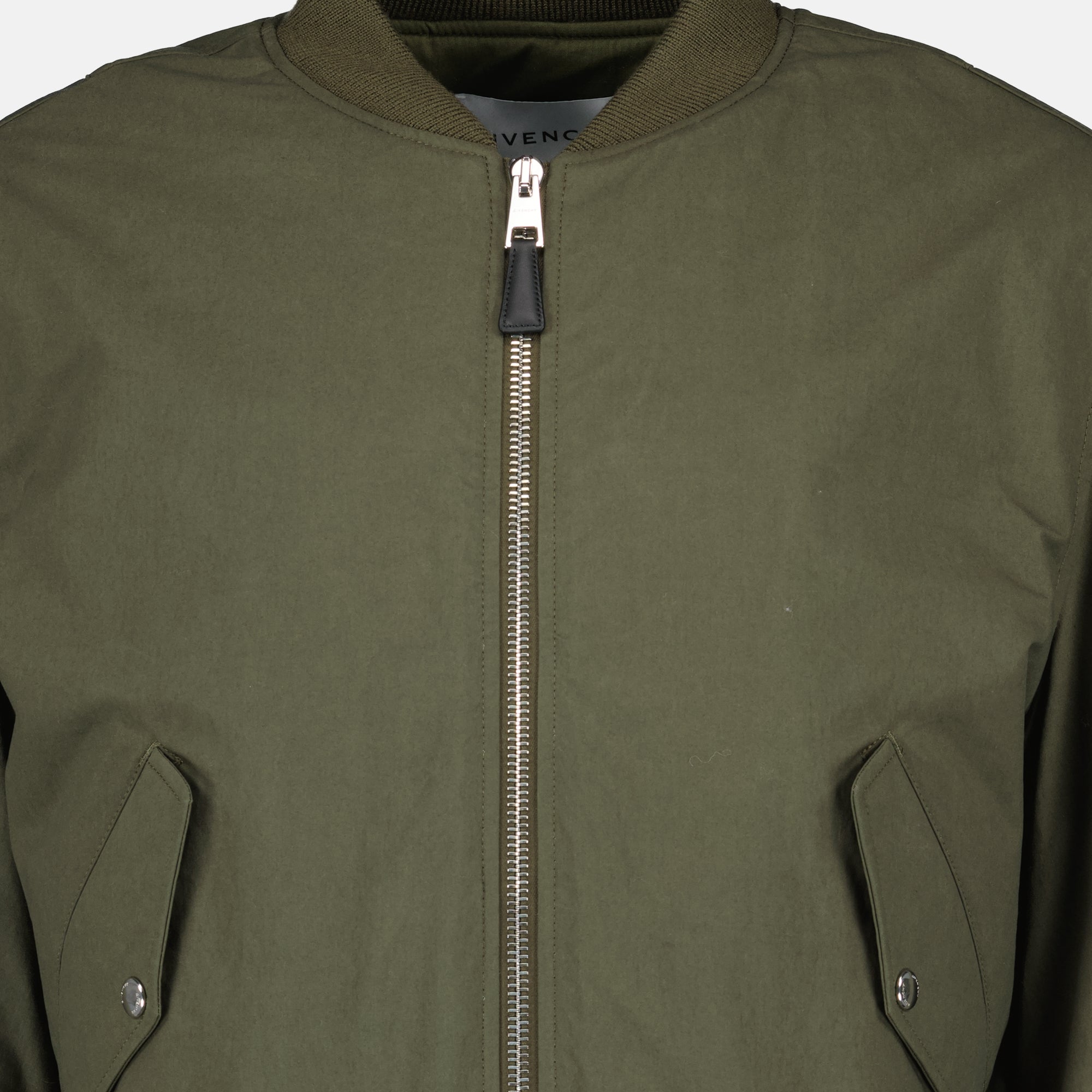 Bild des Givenchy Khaki Stamp Bomberjacke für Herren - Frühjahr-Sommer 2026 - Detailansicht_2