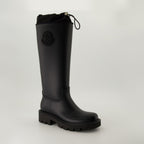 Bottes Bottes Kickstream de pluie Moncler Noir Femme