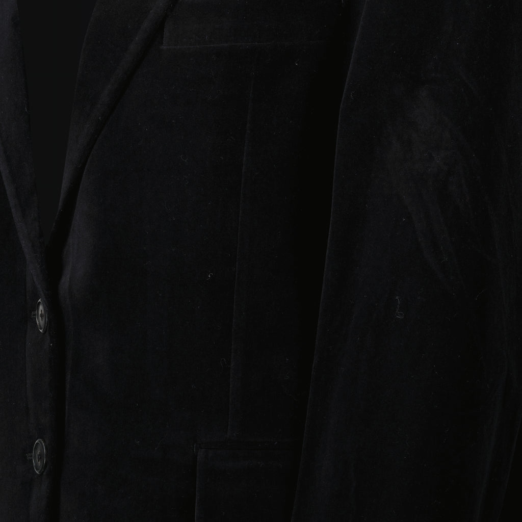 Image de l'article Blazer en velours noir de la marque Prada pour Femme - Saison Printemps-Été 2026 - Vue détaillée_2