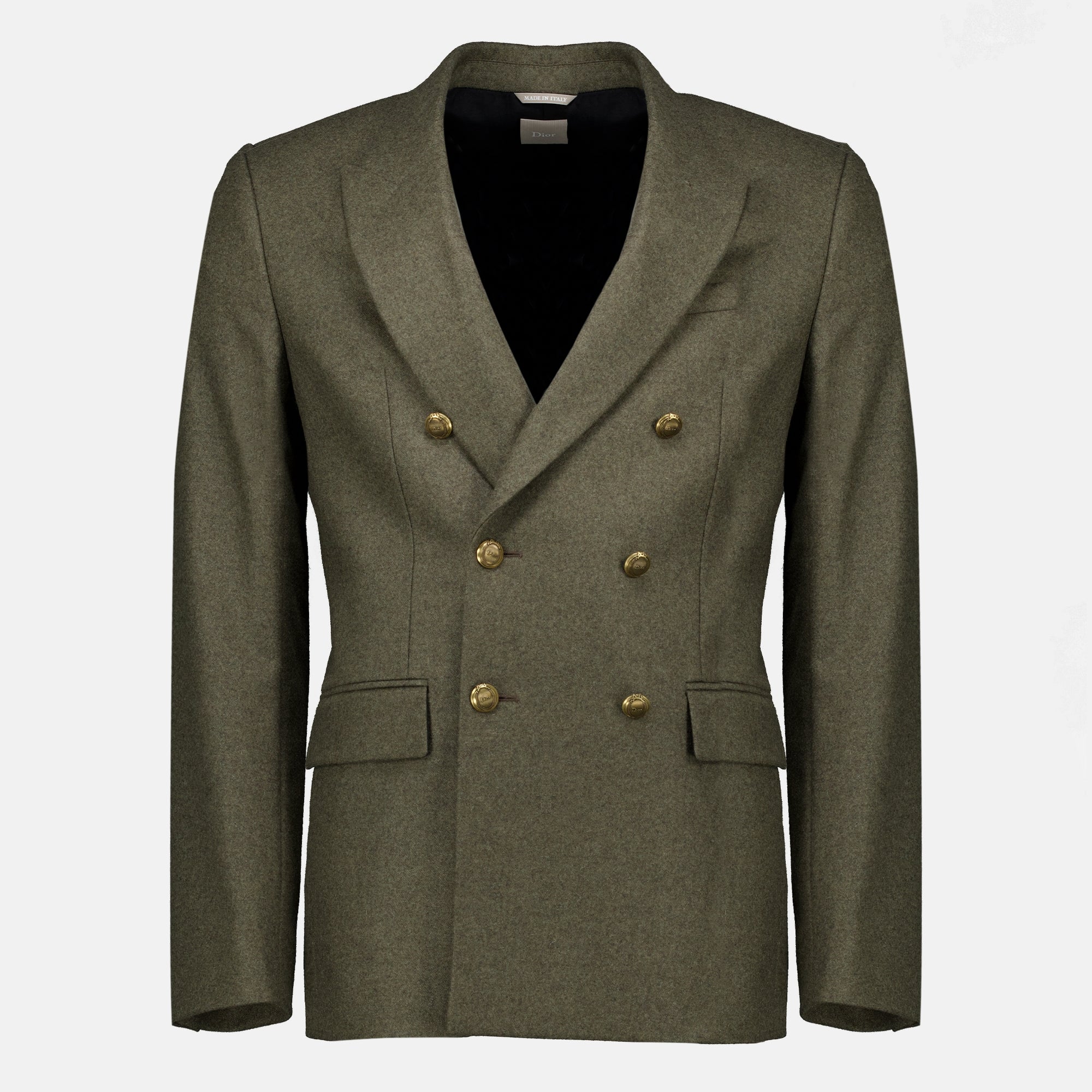 Vestes Khaki Wollblazer Dior Kaki Homme
