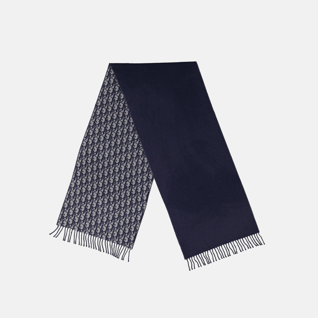 Écharpes, foulards et gants Écharpe Dior Oblique Dior Bleu foncé Homme