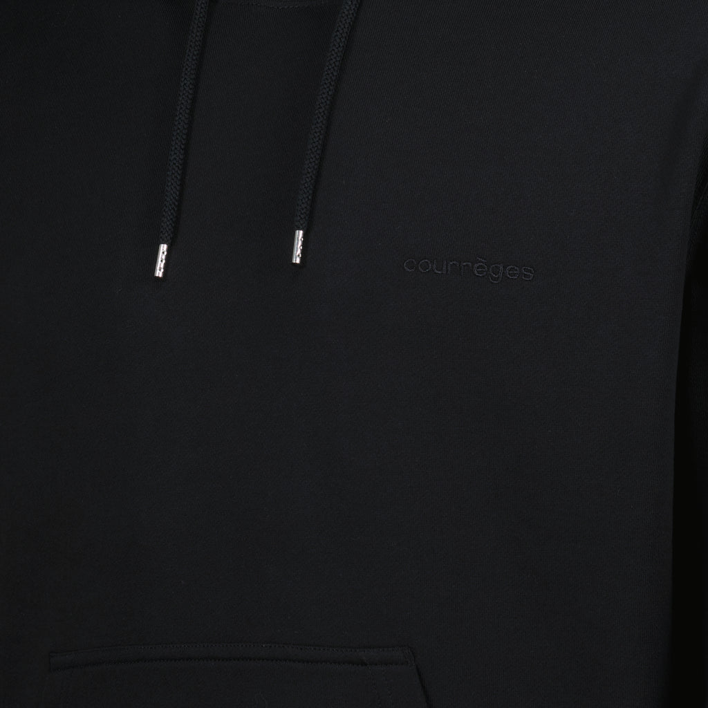 Image of the Courrèges Men's Hoodie - Autumn-Winter 2025 - Detailed View 1