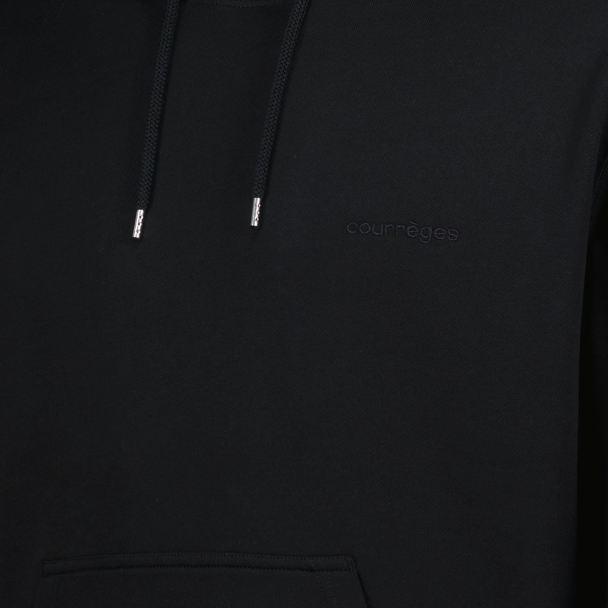 Image of the Courrèges Men's Hoodie - Autumn-Winter 2025 - Detailed View 1