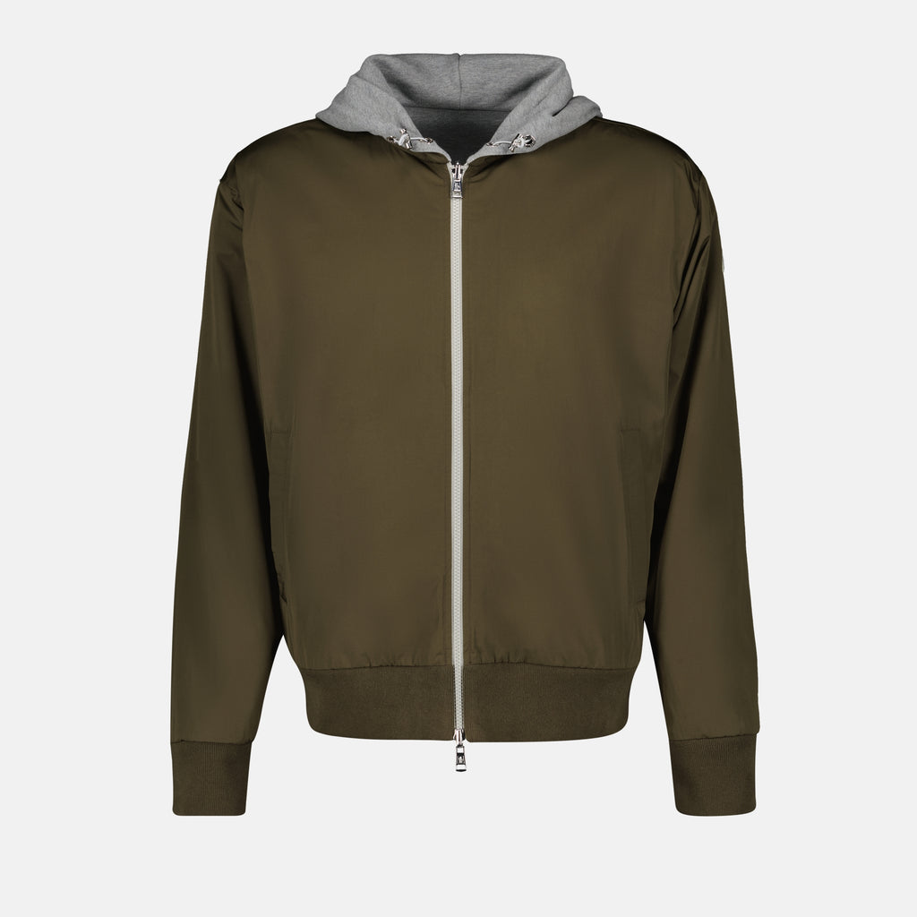 Sweatshirts Sweat zippé réversible Moncler Vert Homme