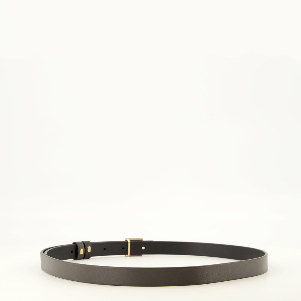 Ceintures リバーシブルFFベルト ブラック Fendi Noir Femme