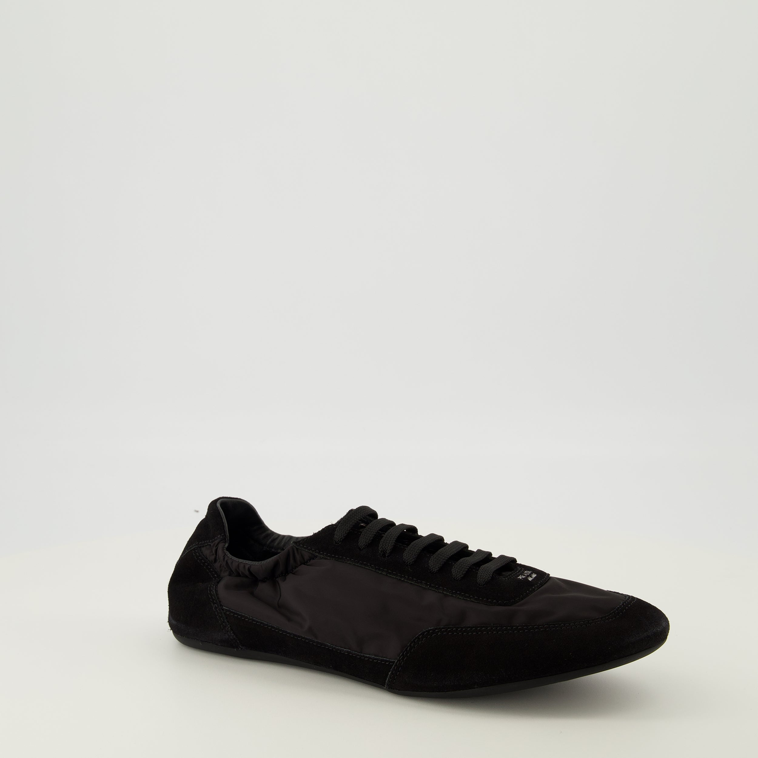 Collapse Schwarze Sneakers Prada