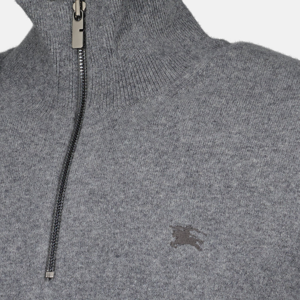 Bild des Burberry Herren-Zip-Pullovers - Herbst-Winter 2025 - Detailansicht 4