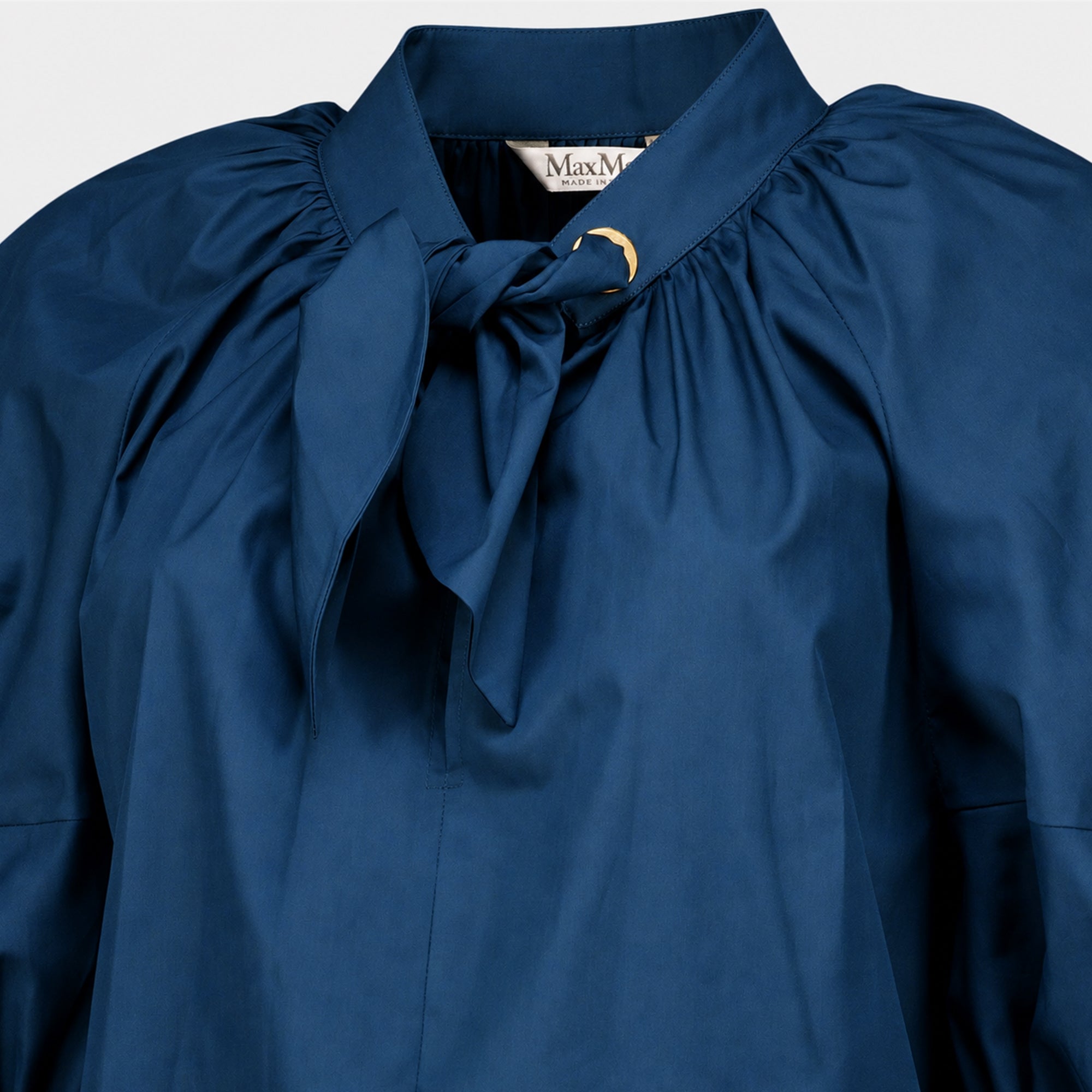 Chemises Chemisier en popeline bleu Max Mara Bleu Femme