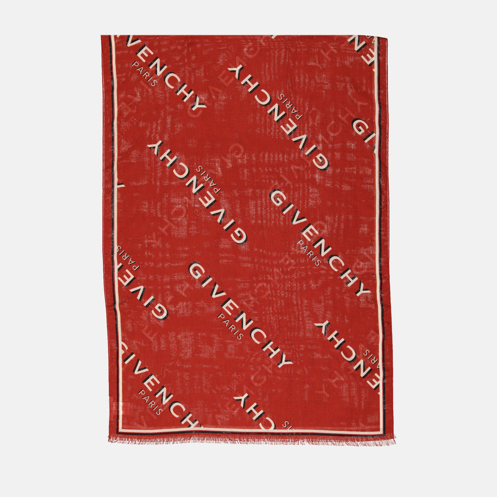 Image de l'article Étole Givenchy Shadow de la marque Givenchy pour Femme - Saison Automne-Hiver 2025 - Vue de Face