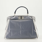 Borse a mano e a spalla Sac Peekaboo ISeeU Petit Fendi Blu Femme
