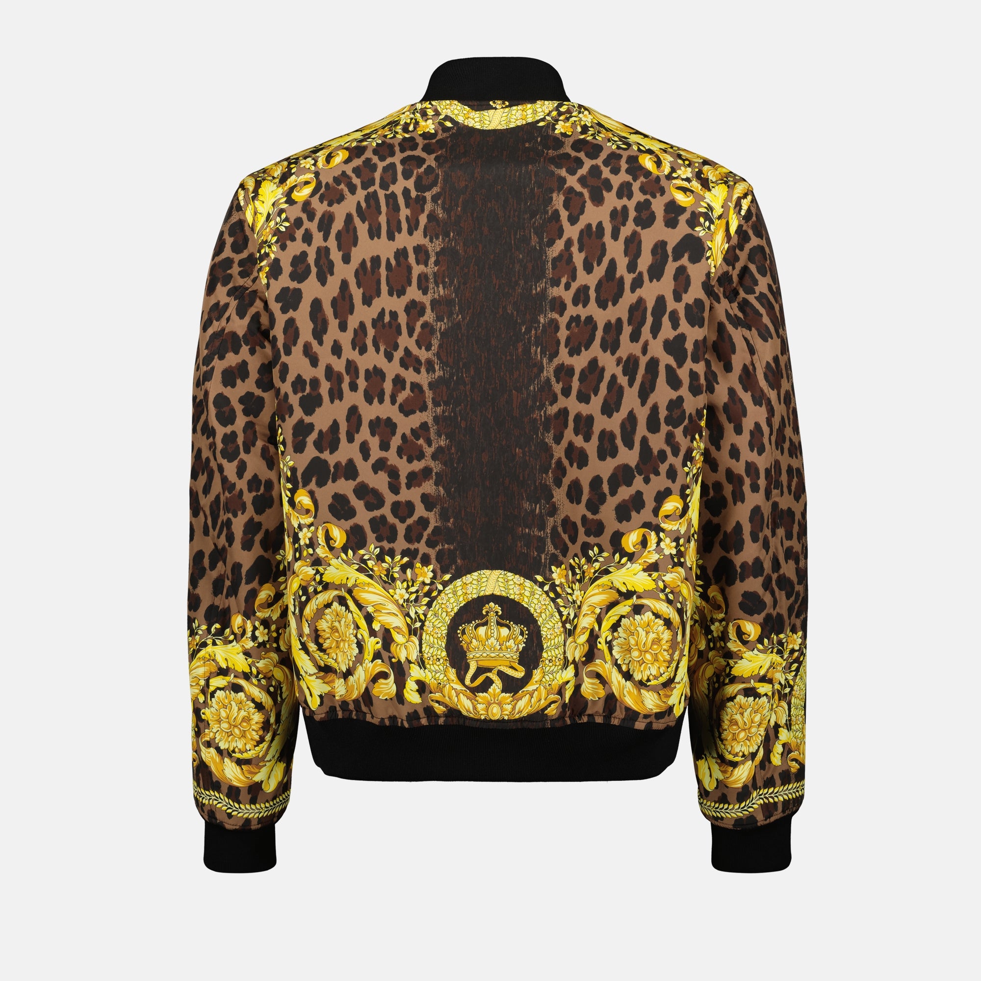 ジャケット リバーシブル バロッコ ボンバー Versace 黄色 Homme