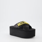 Plateauschuhe MA28118I1G MF0 000 nero Moschino Schwarz Femme