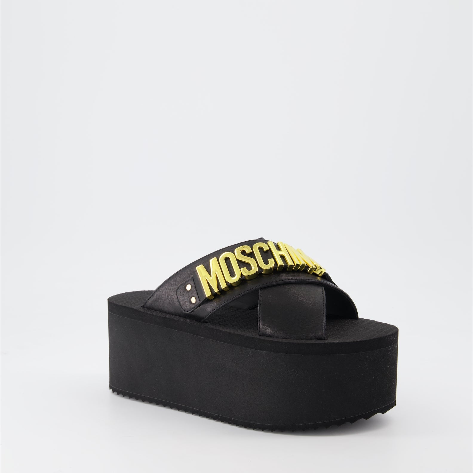 Plateauschuhe MA28118I1G MF0 000 nero Moschino Schwarz Femme
