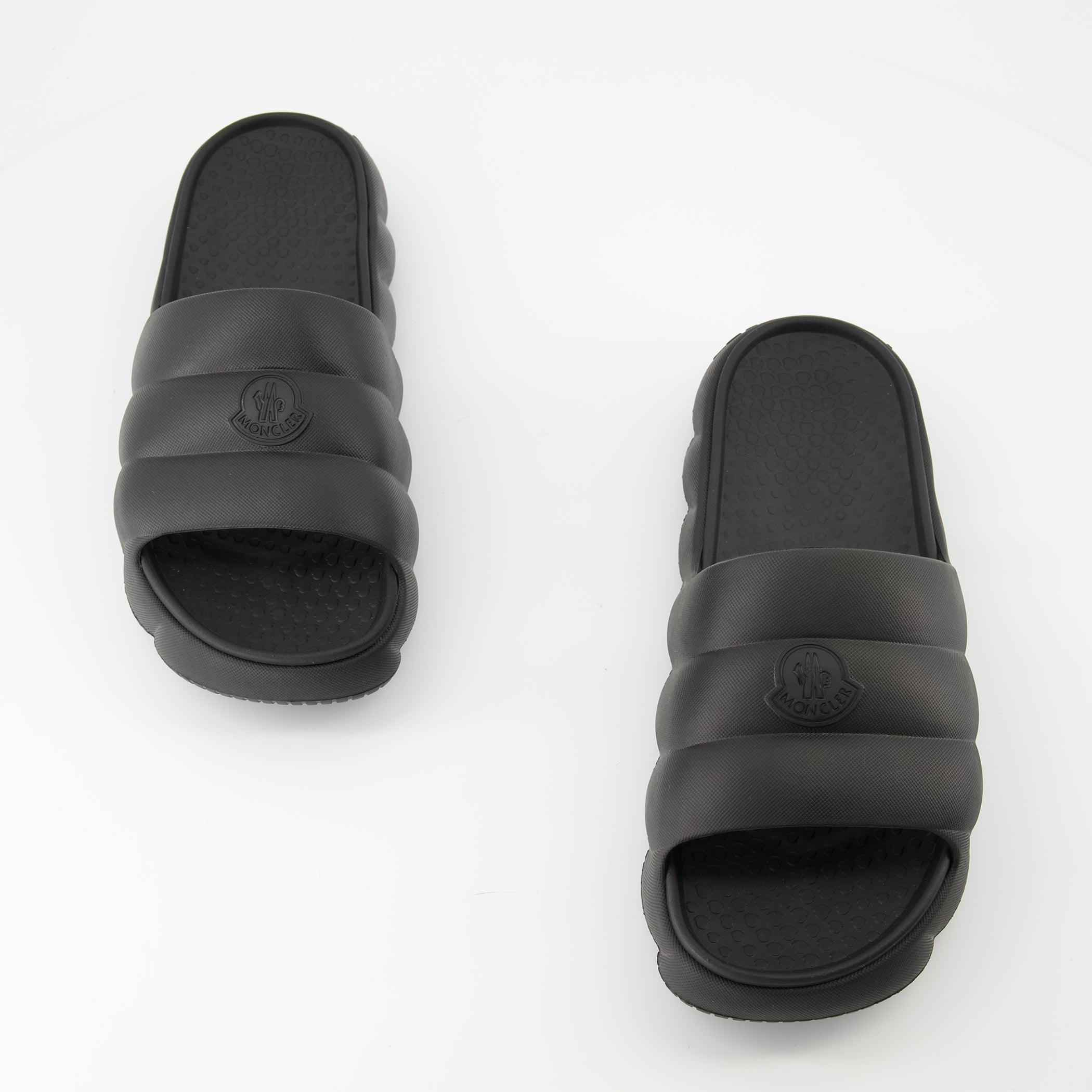 Chaussures ouvertes Claquettes Lilo Moncler Noir Homme