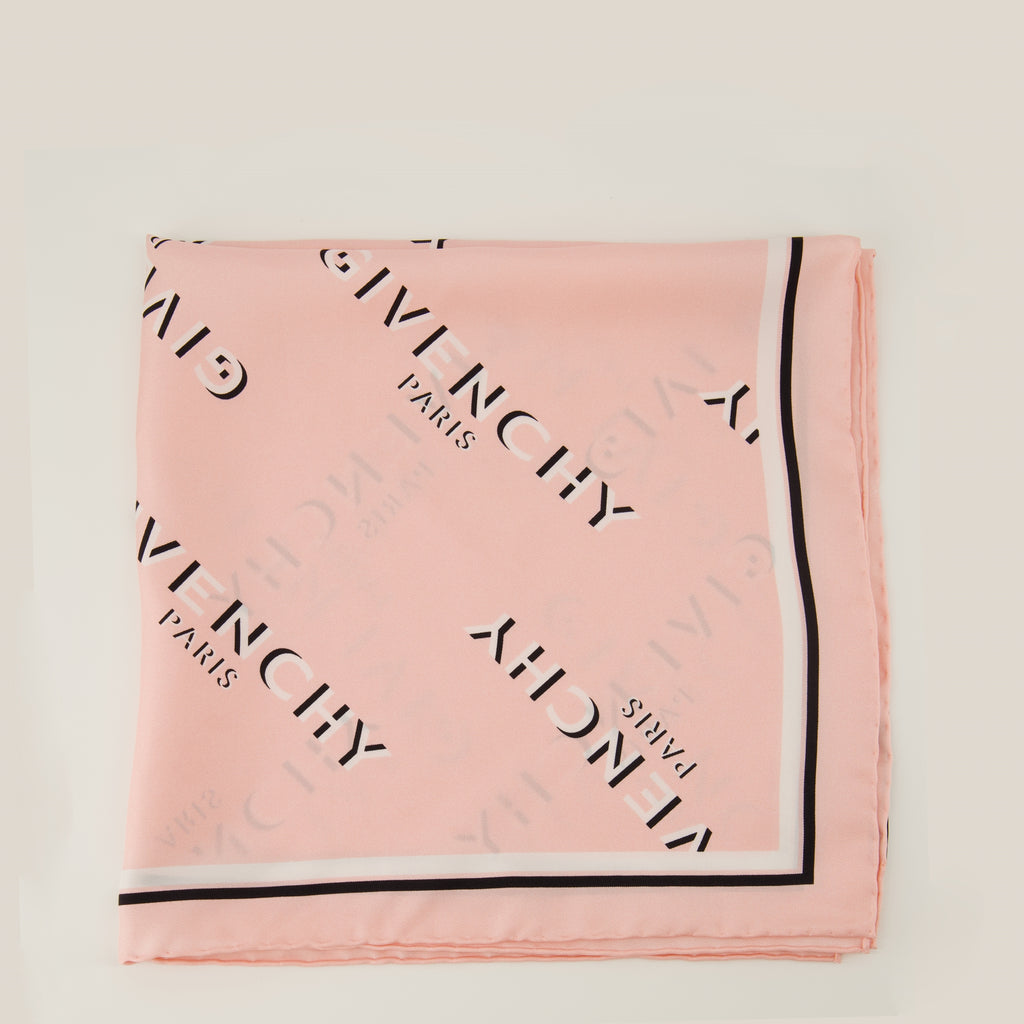 Image of the Givenchy Shadow silk square for Women - Autumn-Winter 2025 - Detailed View_3