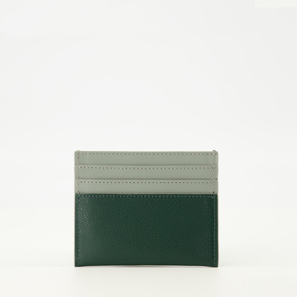 Image de l'article Porte-cartes Ff Diamonds vert de la marque Fendi pour Femme - Saison Automne-Hiver 2025 - Vue de Dos