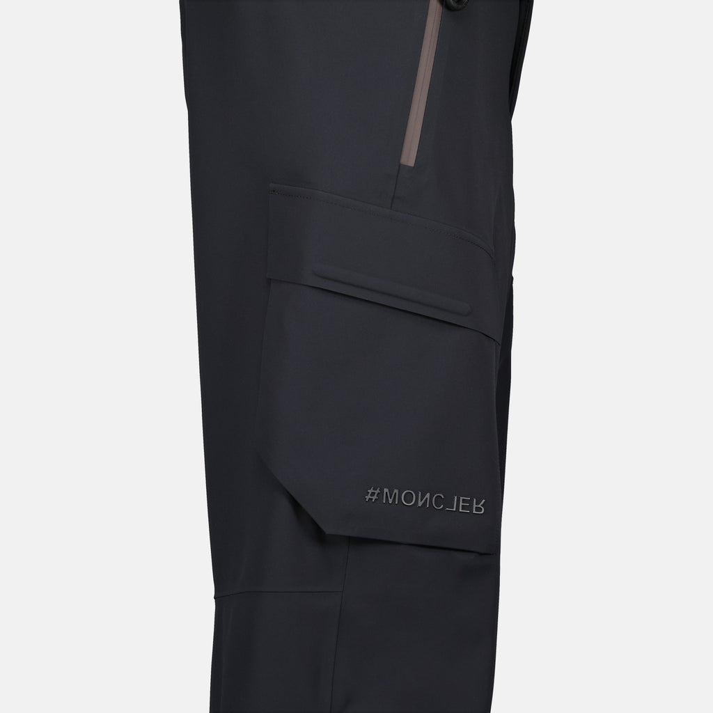 Pantaloni Pantaloni cargo neri Moncler Grenoble Nero Homme