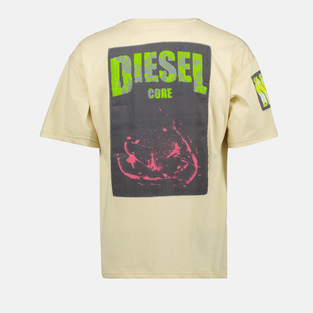 T-Shirts T-Boxt-Slits T-Shirt Diesel Gelb Homme
