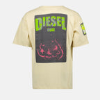 T-Shirts T-Boxt-Slits T-Shirt Diesel Gelb Homme