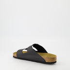 Open shoes Arizona Sandals Birkenstock Black Homme