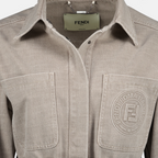 Giacche Giacca Go-To Fendi Grigio Femme