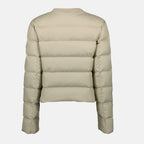 Abrigos Chaqueta de Plumas Mauvezin Moncler Beige Mujeres