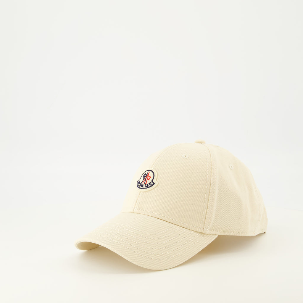 Imagen del artículo Gorra con logo beige de la marca Moncler para mujer - Temporada Primavera-Verano 2026 - Vista posterior