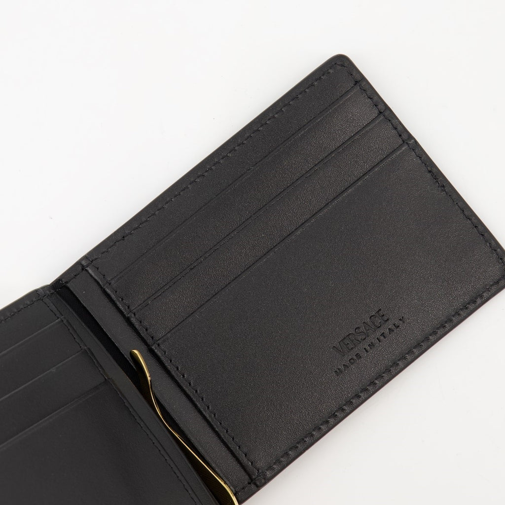 Small leather goods Medusa Biggie Leather Wallet Versace Black Homme
