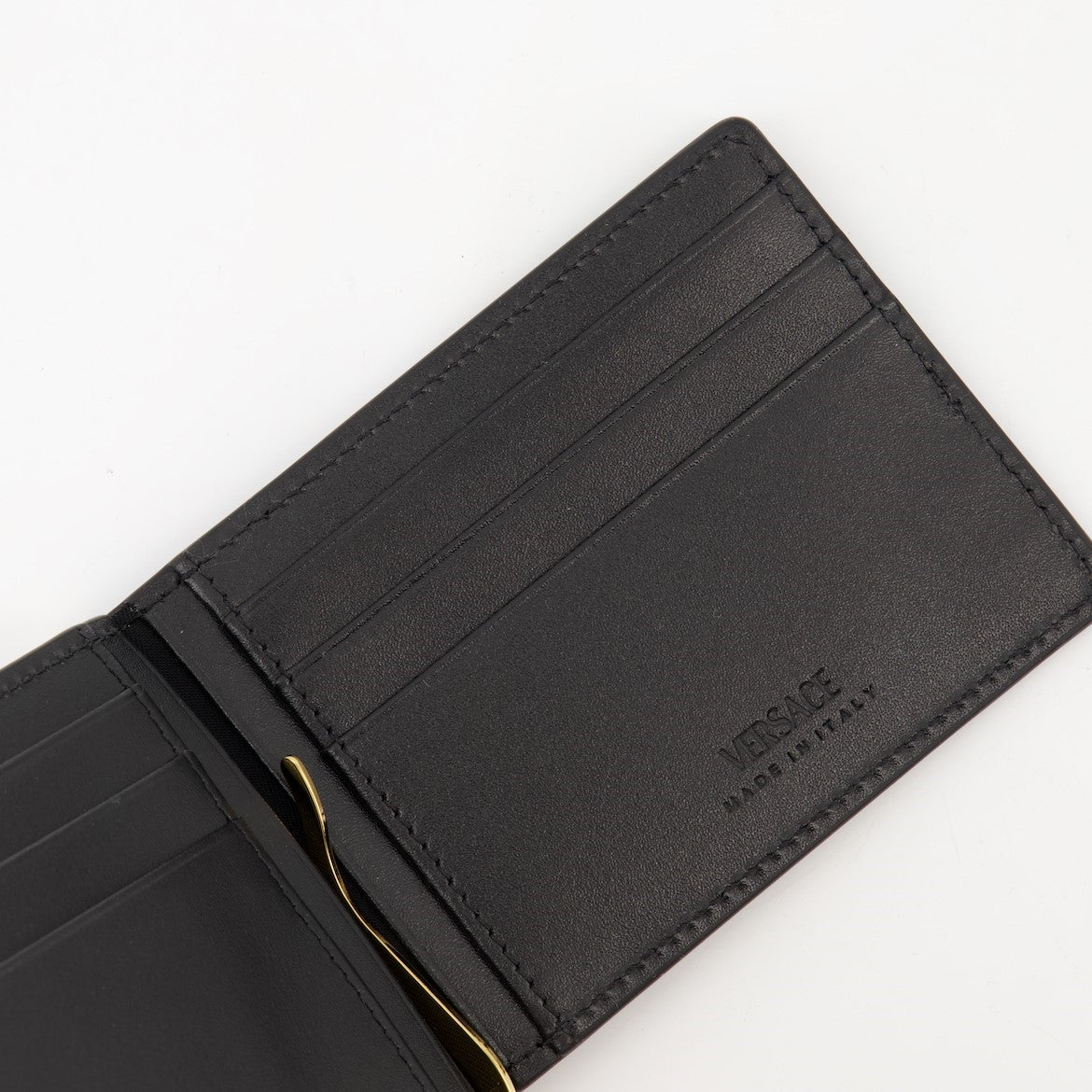 Small leather goods Medusa Biggie Leather Wallet Versace Black Homme