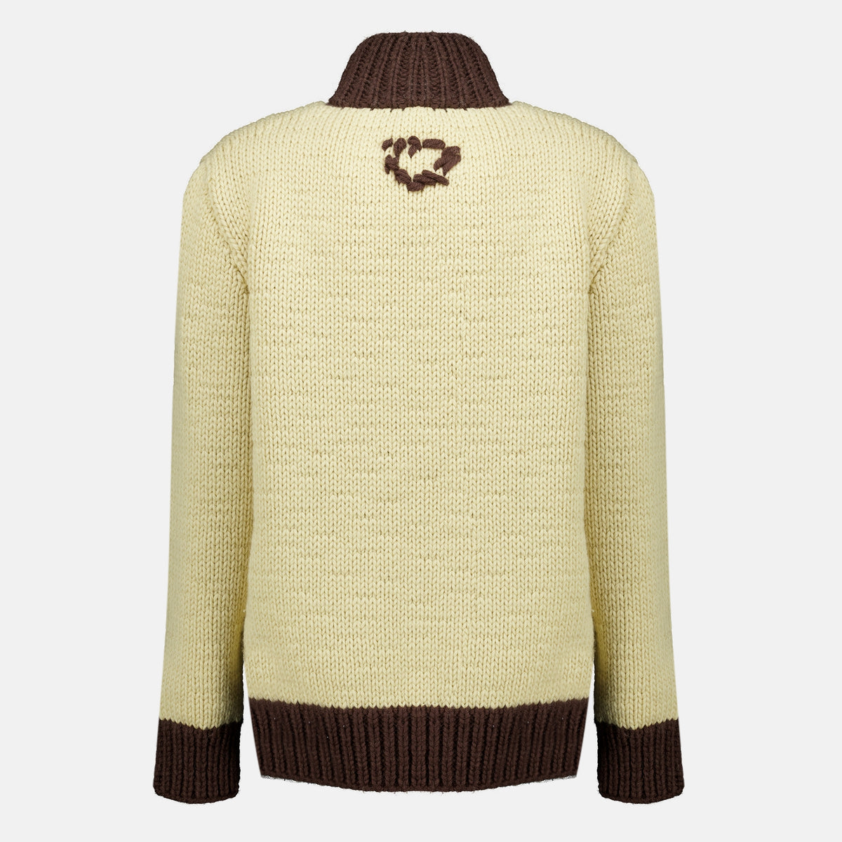 Maille Reißverschluss Wolle Cardigan Prada Marron Femme