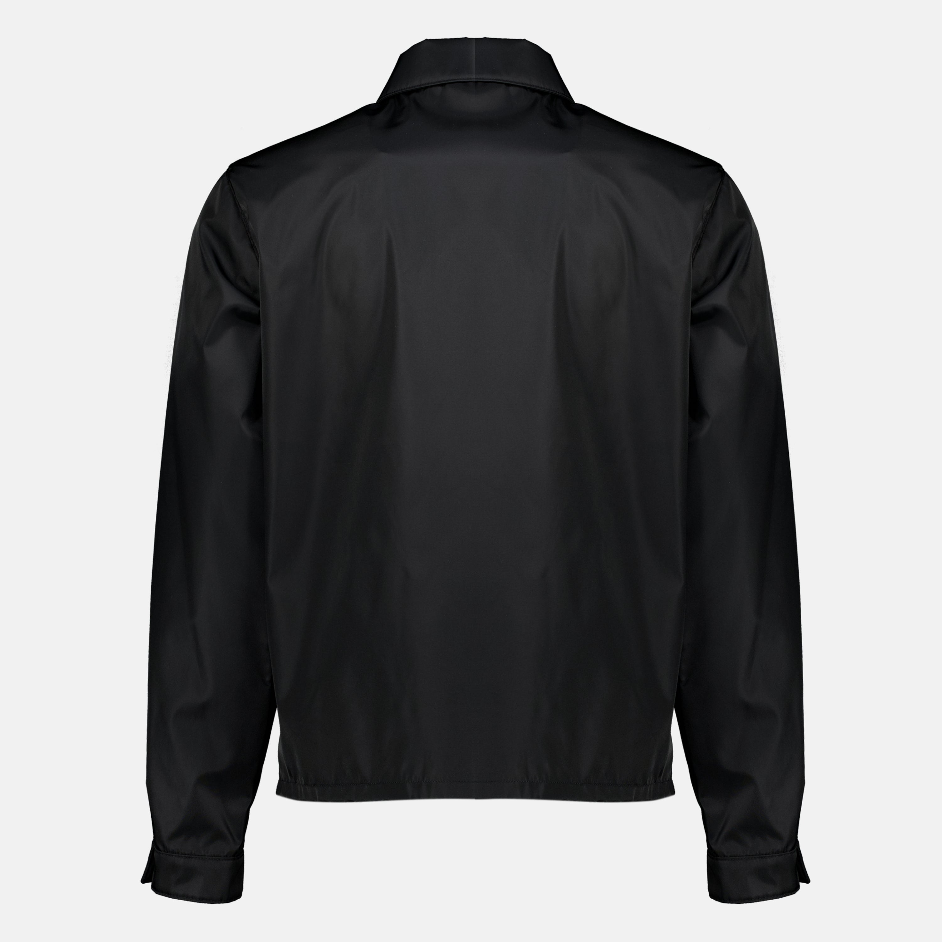 Vestes Blouson en Re-Nylon noir Prada Noir Homme