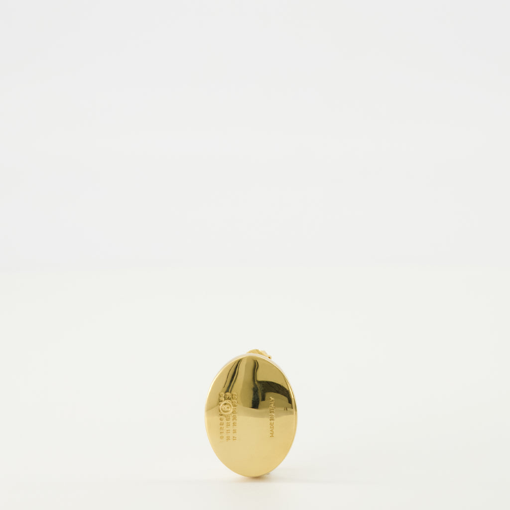 Mm6ブランドの女性用オーバルイヤリングのアイテム画像 - 2025秋冬シーズン - 前面ビュー