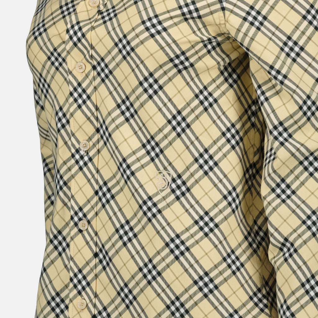 Shirts Checked Shirt Burberry Beige Femme