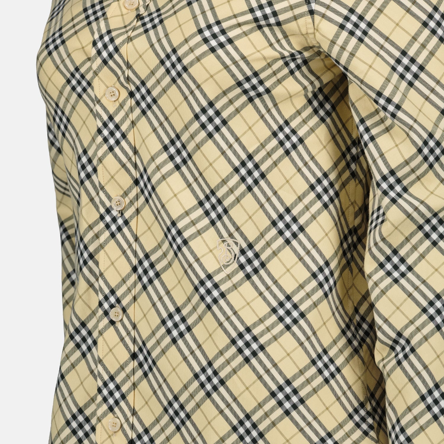 Shirts Checked Shirt Burberry Beige Femme