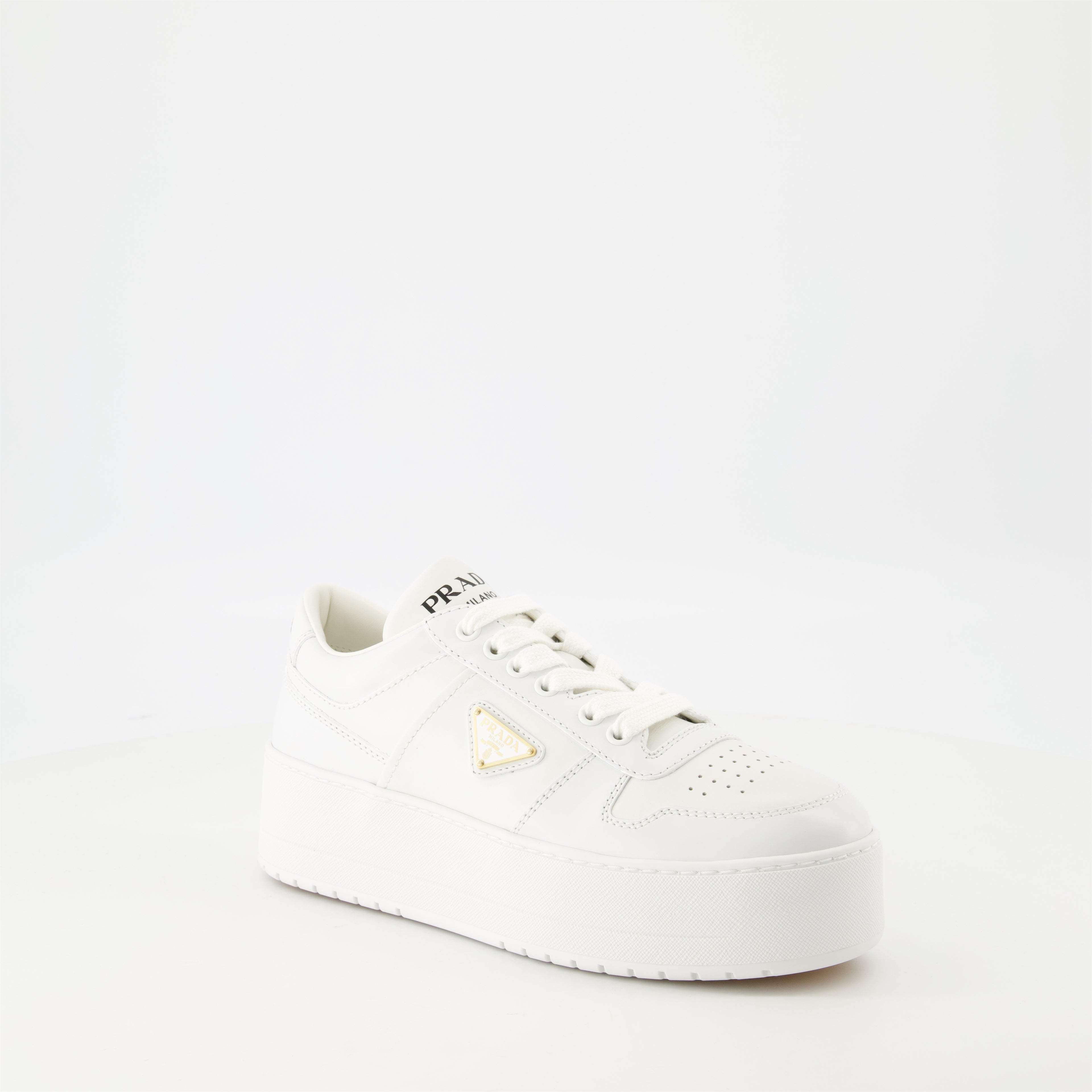 Sneakers Downtown Platform Sneakers Prada White Femme