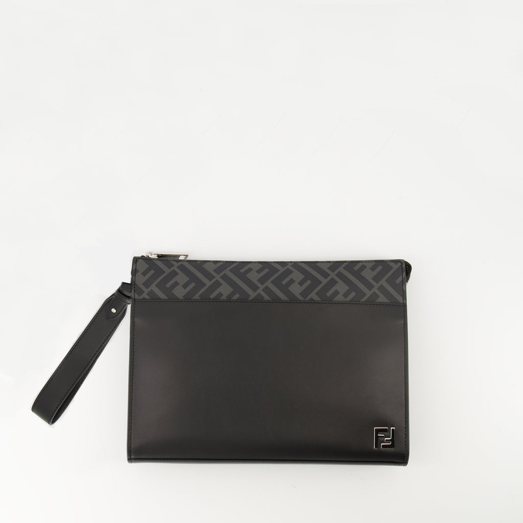 Image de l'article Pochette Squared FF de la marque Fendi pour Homme - Saison Automne-Hiver 2025 - Vue de Face