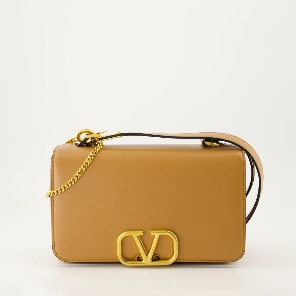Umhängetaschen VLogo Signature Schultertasche Valentino Garavani Braun Femme