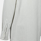 Hemden Gestreiftes Hemd Saint Laurent Weiß Femme