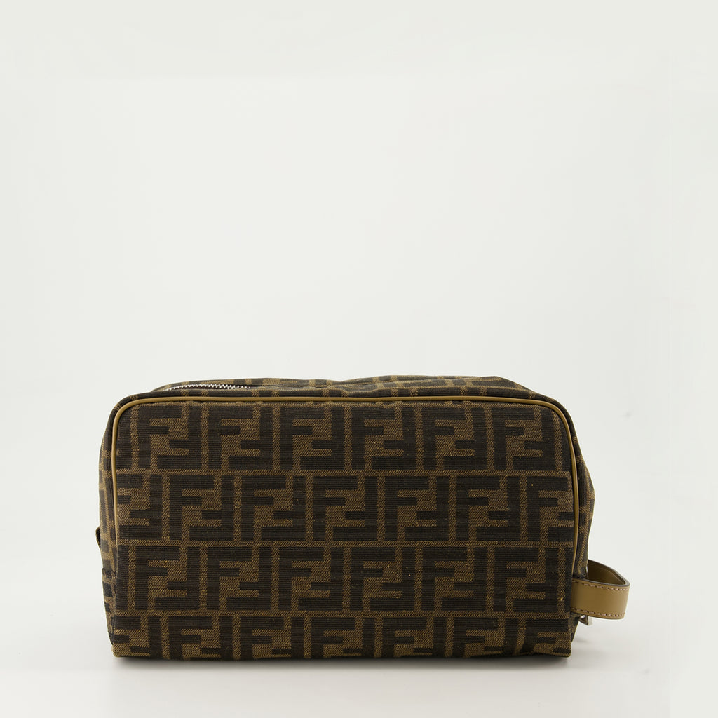 Pouches Trousse de toilette FF Fendi Brown Homme