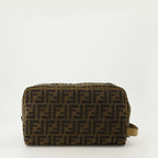 Pouches Trousse de toilette FF Fendi Brown Homme