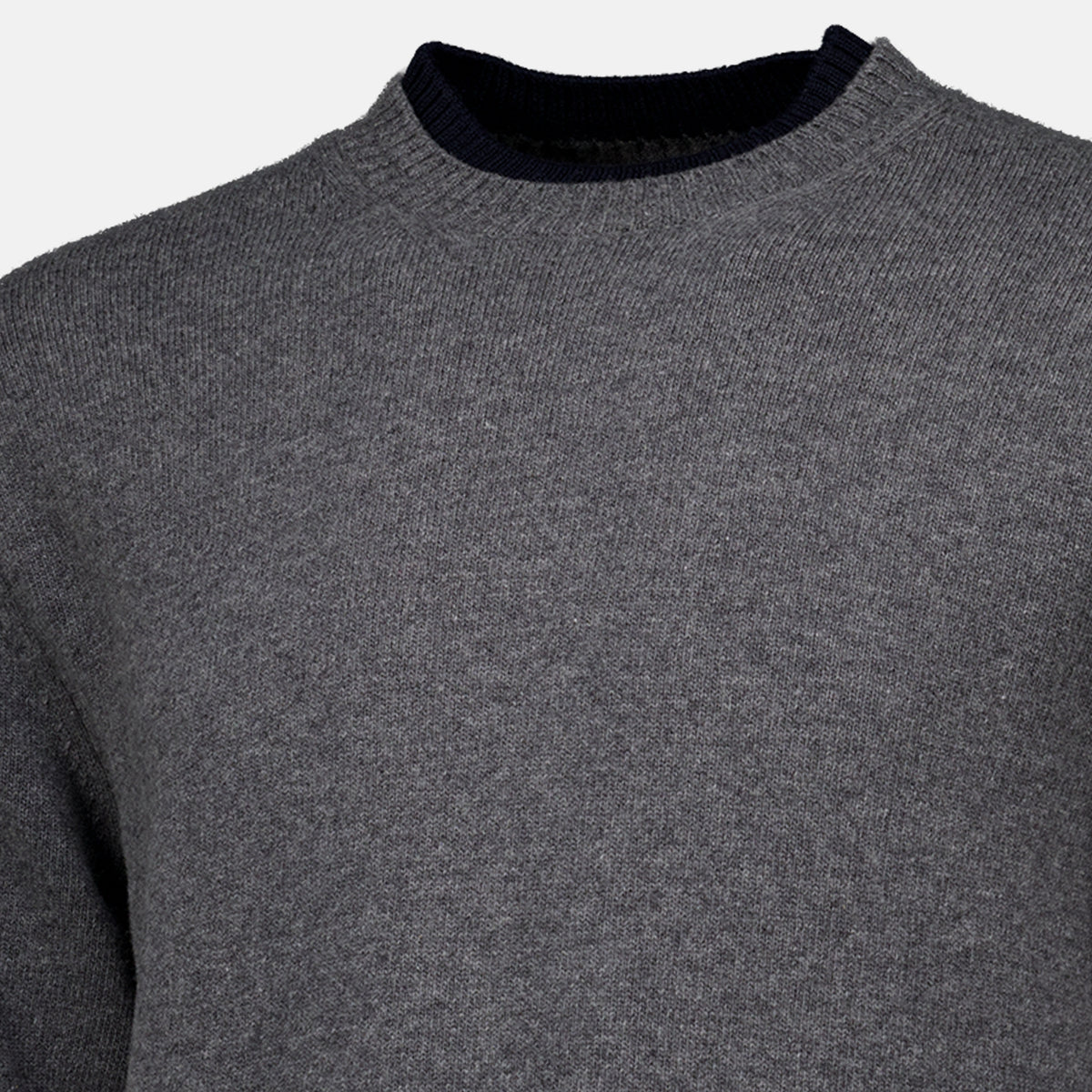 Maille Gray Wool and Cashmere Sweater Moncler Gris Homme
