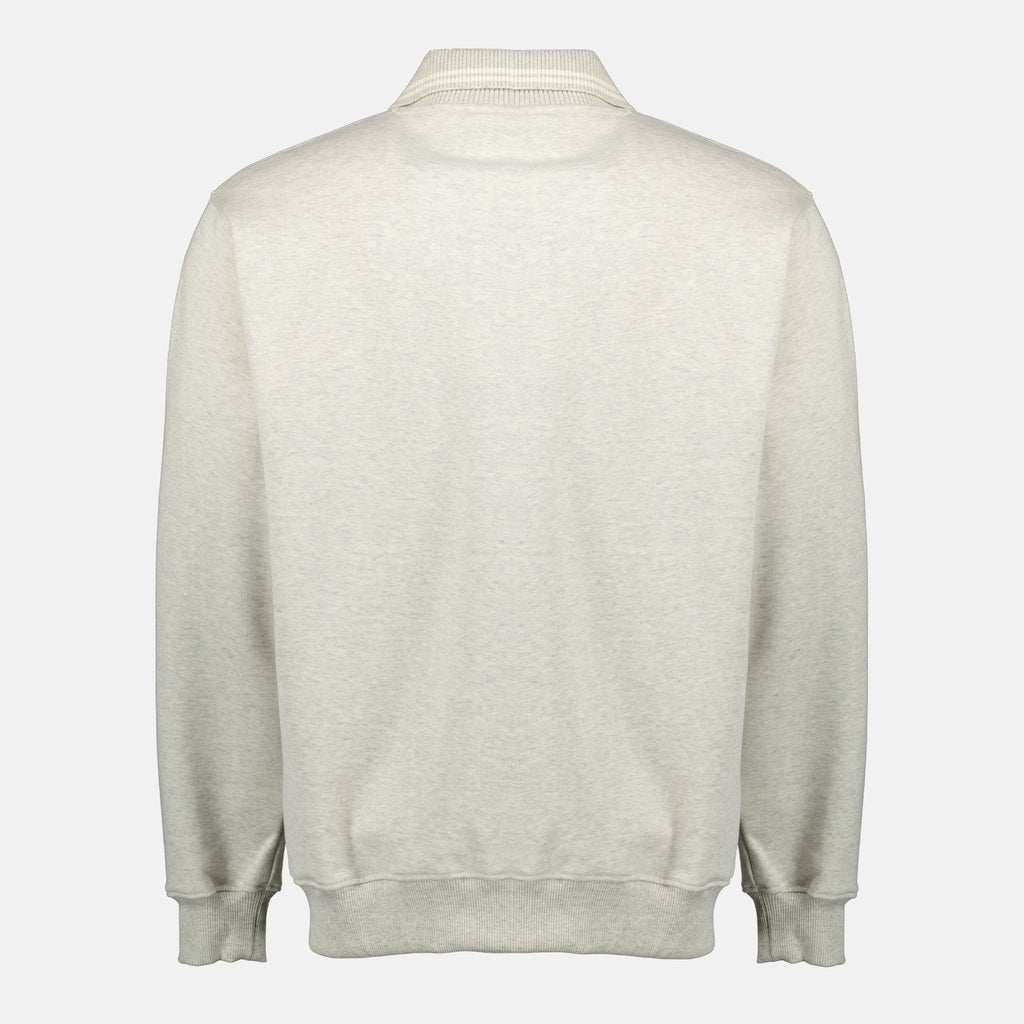 Polos Polo a Maniche Lunghe Drôle Drole De Monsieur Gris Homme