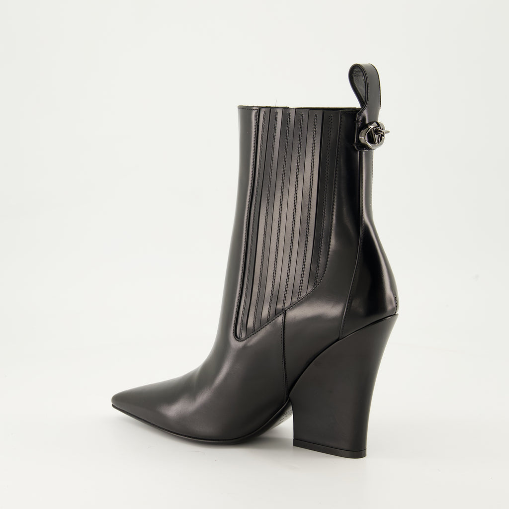Bottines Bottines Beatles VLogo Valentino Garavani Noir Femme