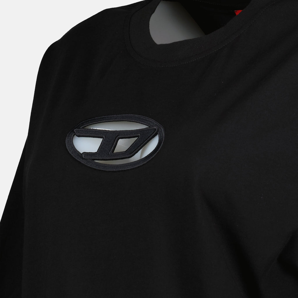 T-shirts T-shirt crop T-Buxt Diesel Noir Femme