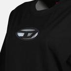 T-shirts T-shirt crop T-Buxt Diesel Noir Femme