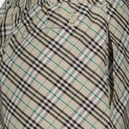 Shorts Shorts a quadri Burberry Beige Femme